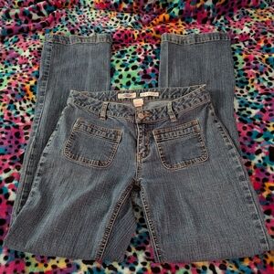 Old Navy Straight-Leg Teen Juniors Blue Denim Jeans Size 7/8